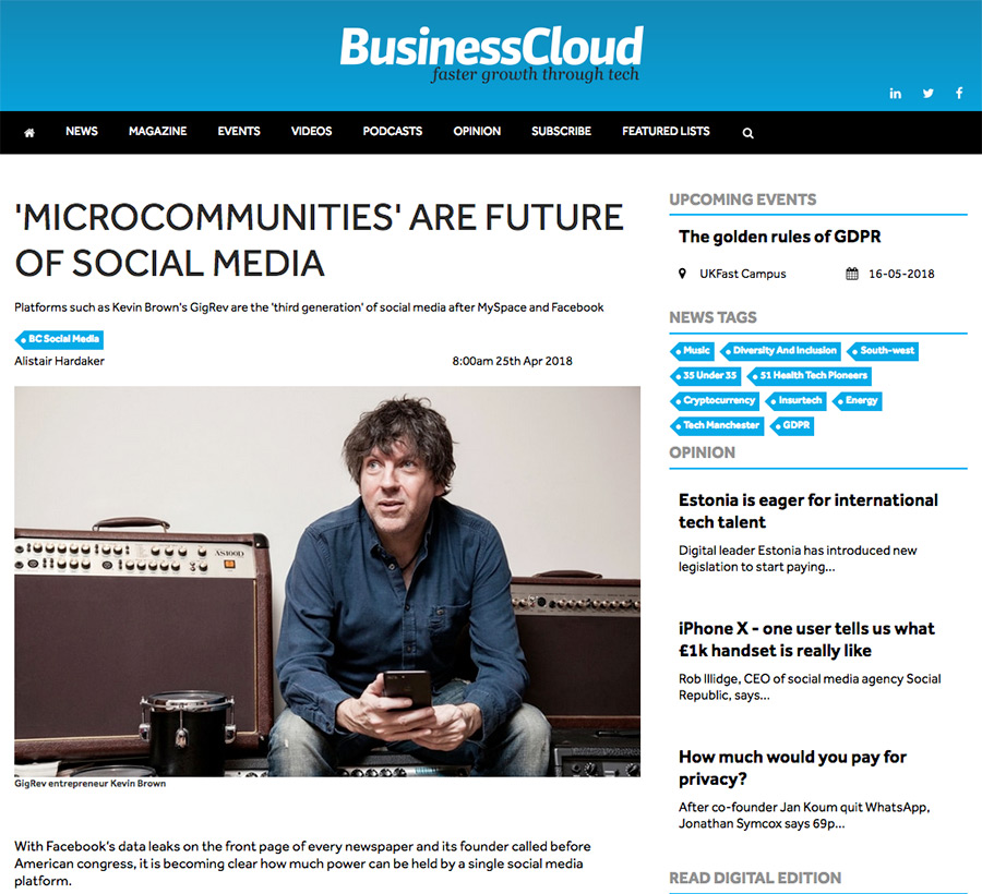Third generation of social media - Click here to view this news entry
